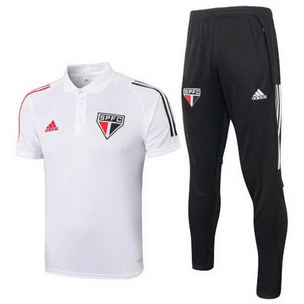 Polo São Paulo Conjunto Completo 2020-21 Blanco